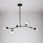 Lustre Doré Boules De Verre Lindsey Luminaire Chambre