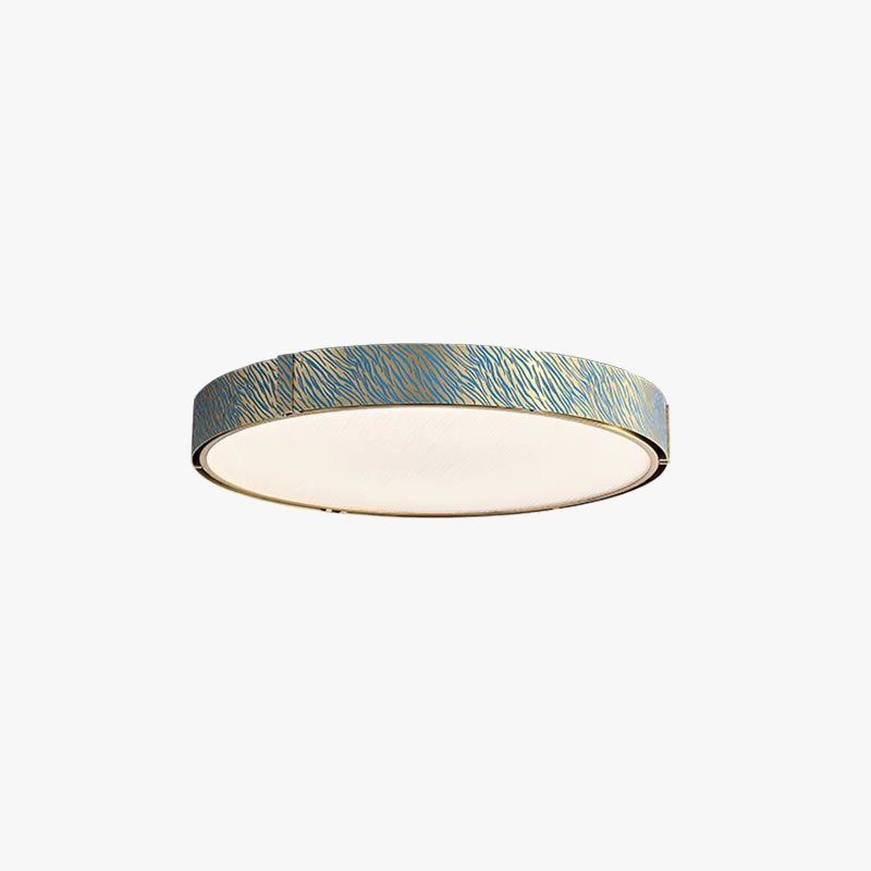 Kristallen en koperen kroonluchter met dimbare LED en modern design