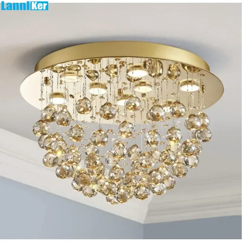 moderne kristallen kroonluchter voor elegante binnenverlichting