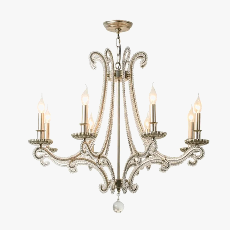 Retro gietijzeren metalen kroonluchter voor binnenverlichting smeedijzer