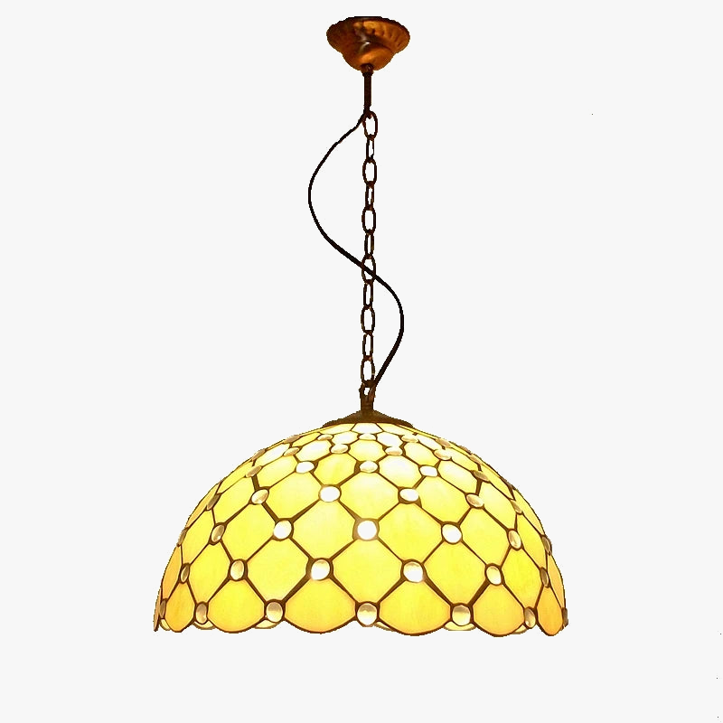 retro kristallen parelkroonluchter voor elegante verlichting
