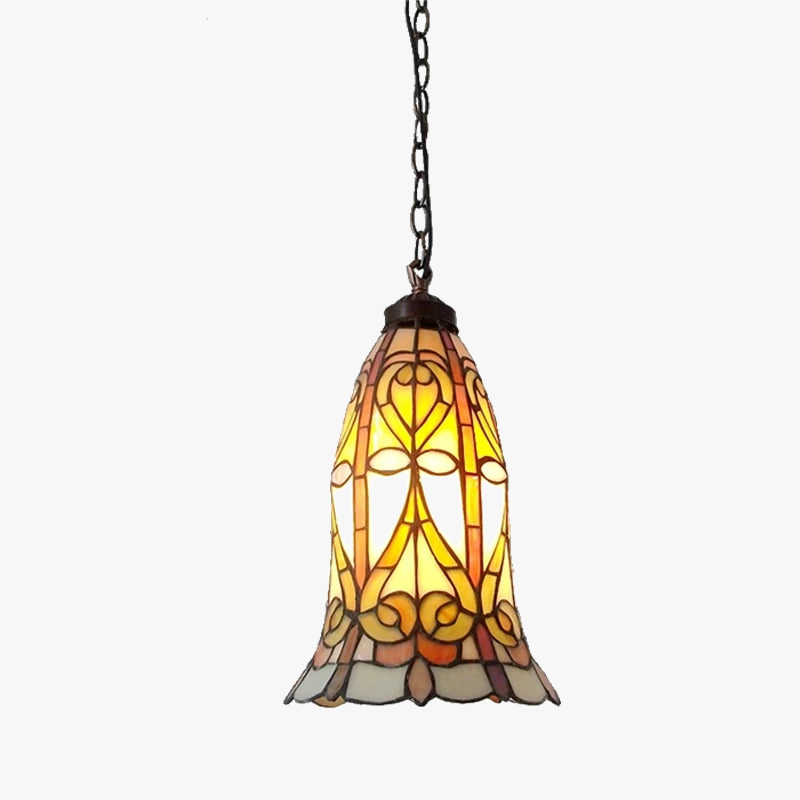 Elegante retro rotan kroonluchter