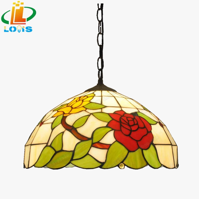 moderne Europese pioenrooskroonluchter van glas, decoratief