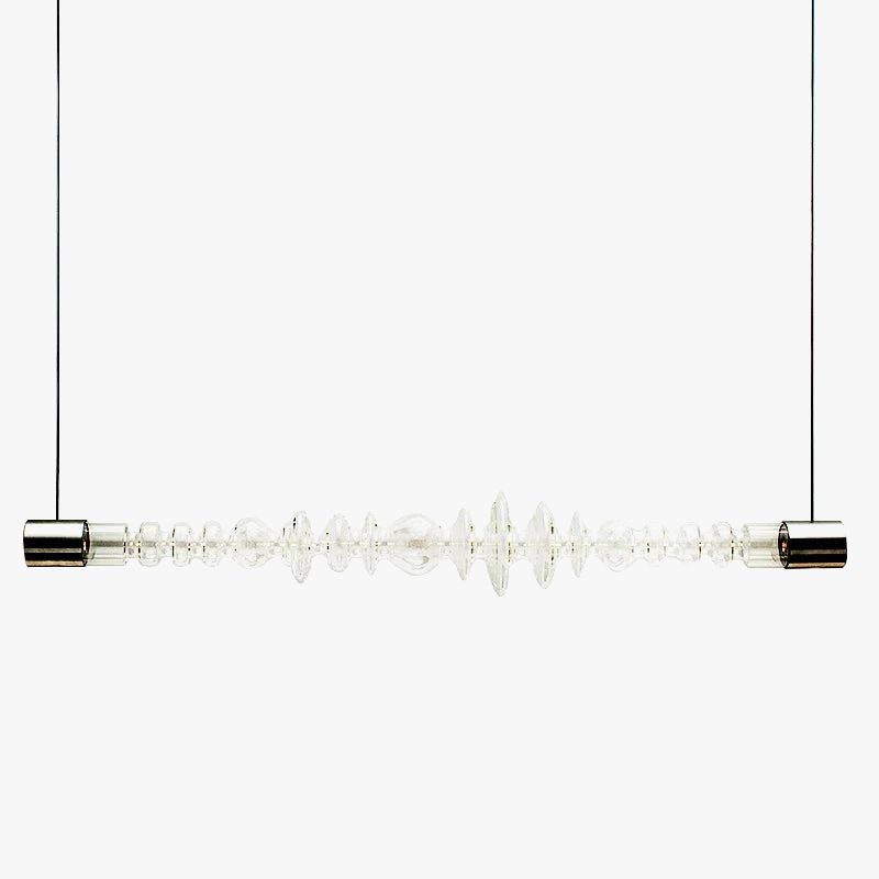 minimalistische creatieve design glazen kroonluchter voor modern restaurant