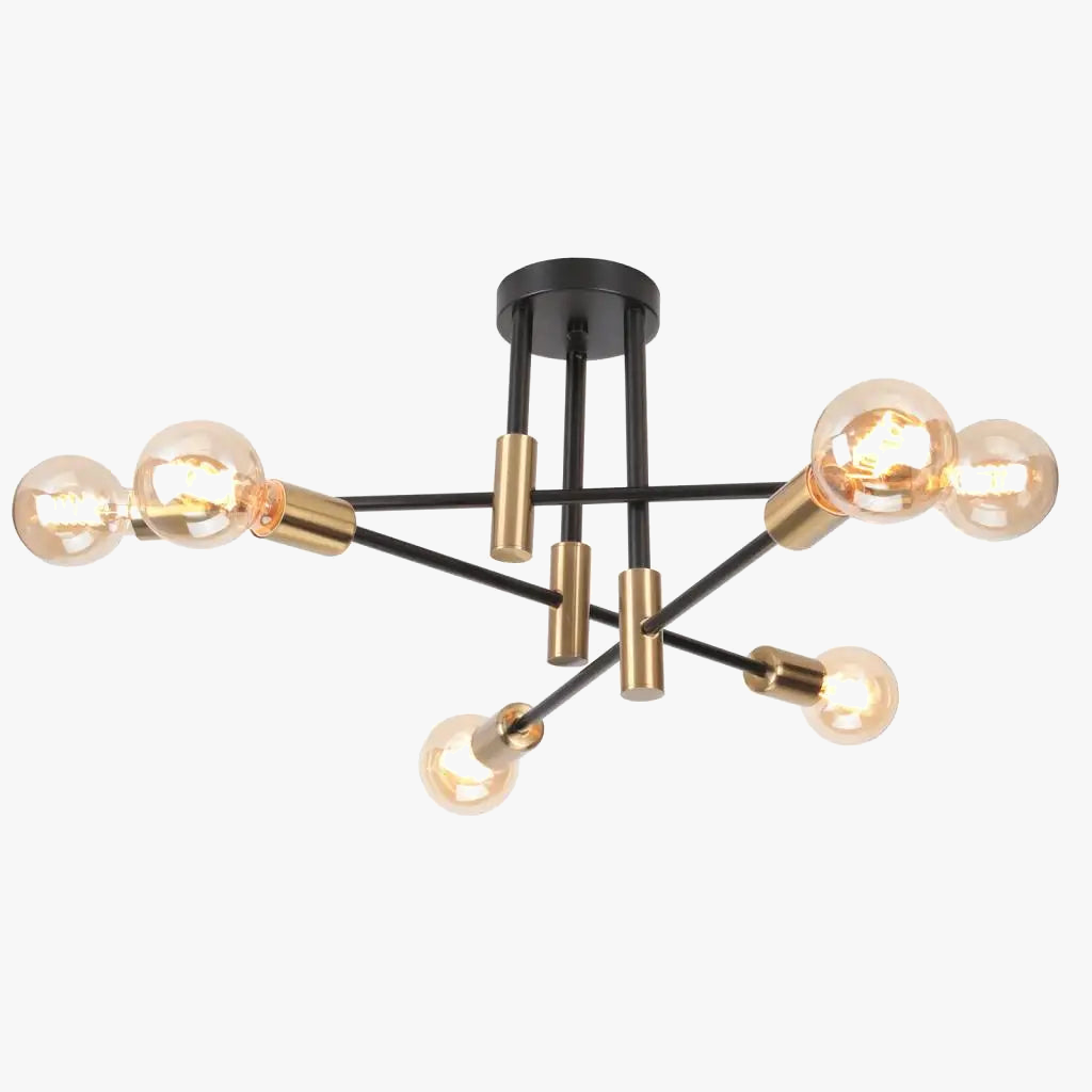 Retro metalen vintage design kroonluchter