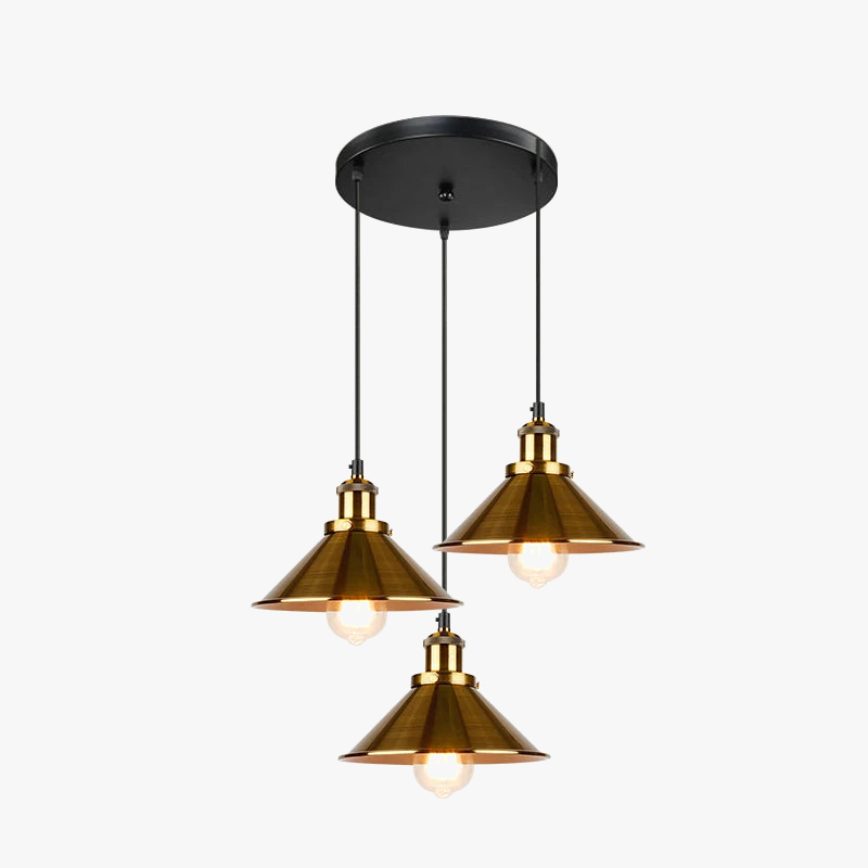 Vintage industriële metalen retro hanglamp