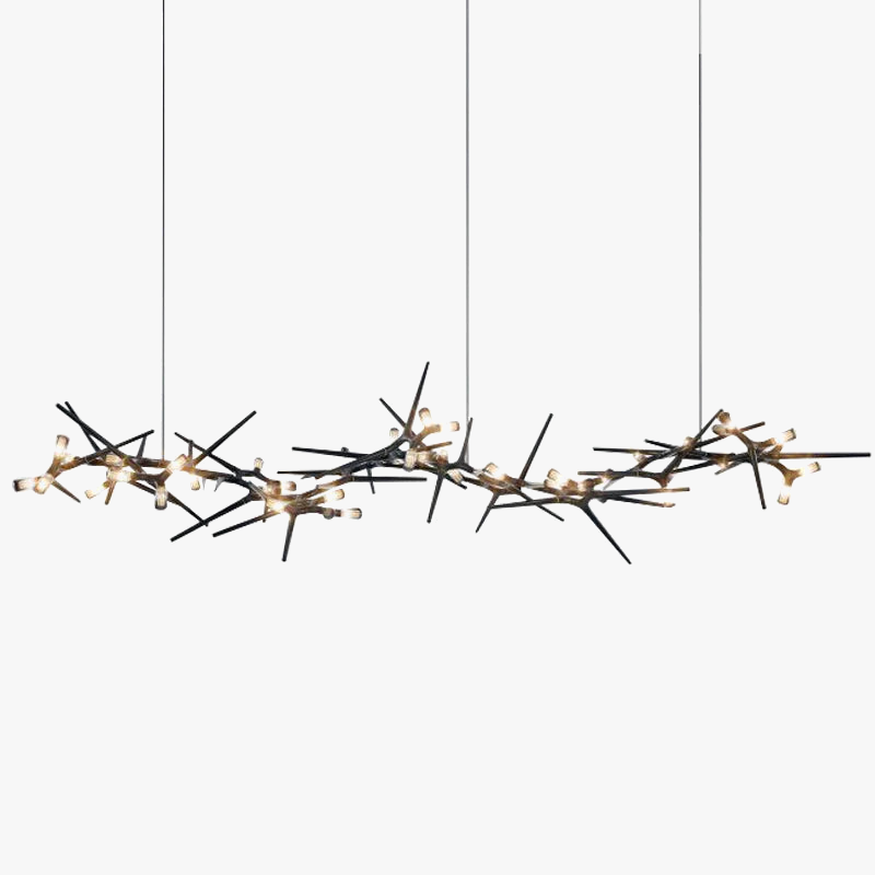 luxe postmoderne led kroonluchter voor restaurant en villa