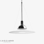 Lustre Led Design Chromé Helios Luminaire Cuivre