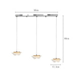 Lustre Led Moderne Blanc Astrid Rectangulaire / Chaude Luminaire Chambre