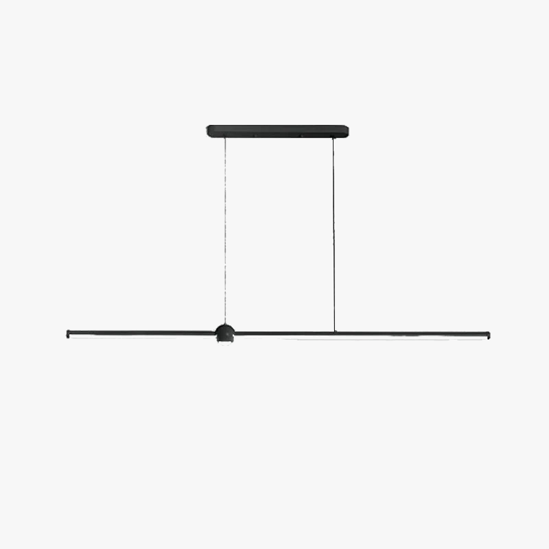 noordse minimalistische led hanglamp met creatieve lichtband