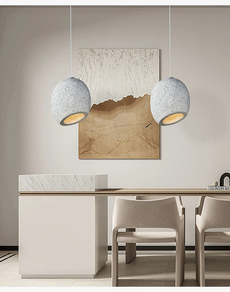 led-lamp in nordische wabi-sabi stijl voor café en restaurant
