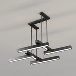 Lustre Led Z Métallisé Noir Yeray C - L950 X W85Mm / Chaude Luminaire Chambre
