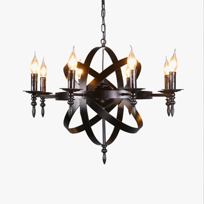 Heldere industriële vintage loft-stijl lamp