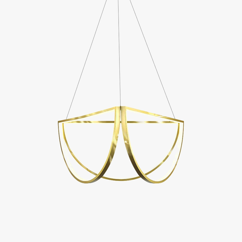 minimalistische kroonluchter met dimbare intensiteit voor een trendy interieur