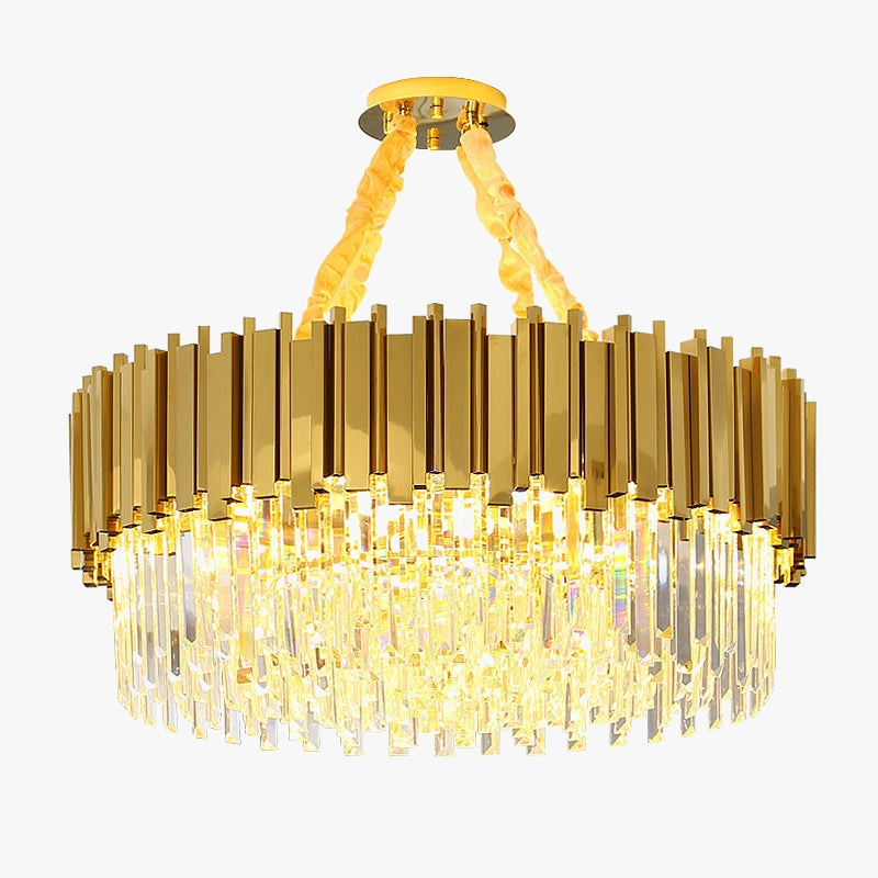 Moderne en verlichte kristallen kroonluchter