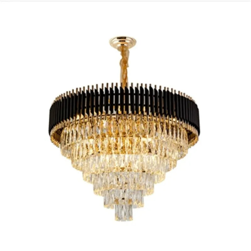 Moderne kristallen hangende kroonluchter voor elegant interieur
