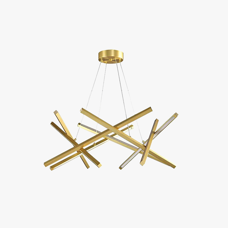 moderne creatieve led-kroonluchter van metaal tak hanglamp noordse stijl