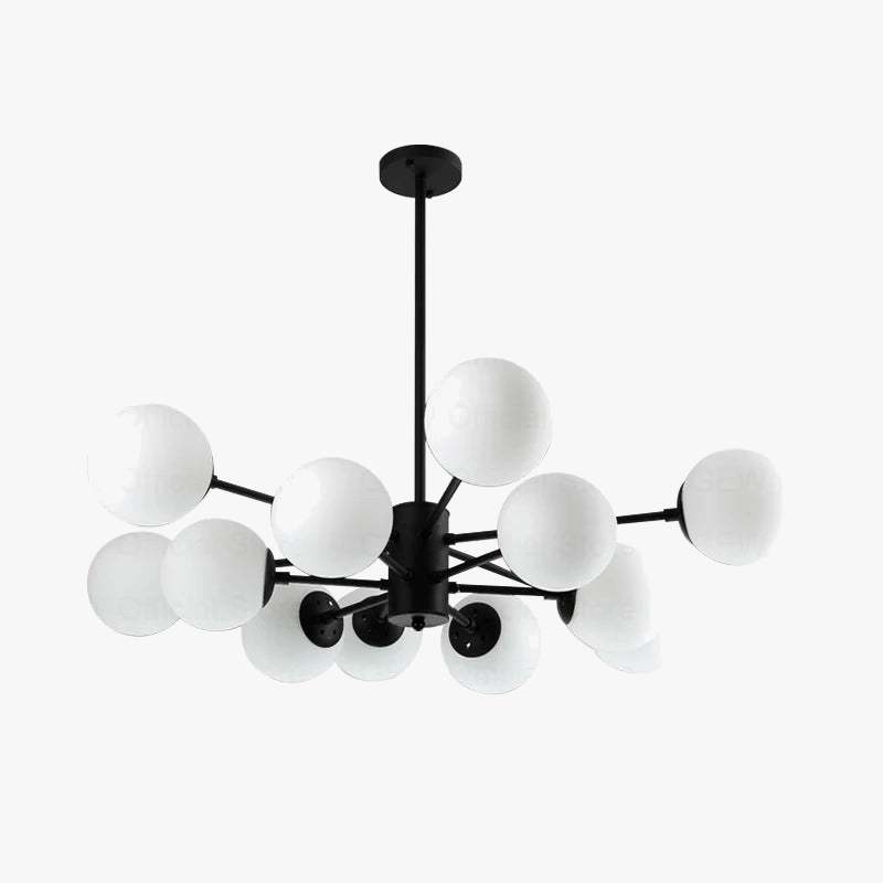 moderne glazen magic bean kroonluchter voor huisdecoratie