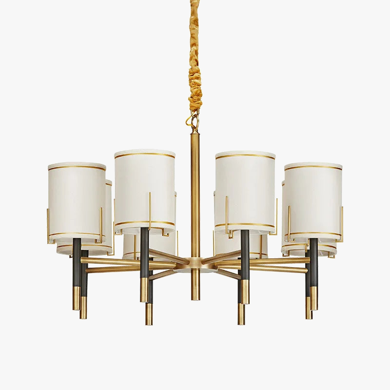 moderne minimalistische noordse hanglamp van koper gloednieuw