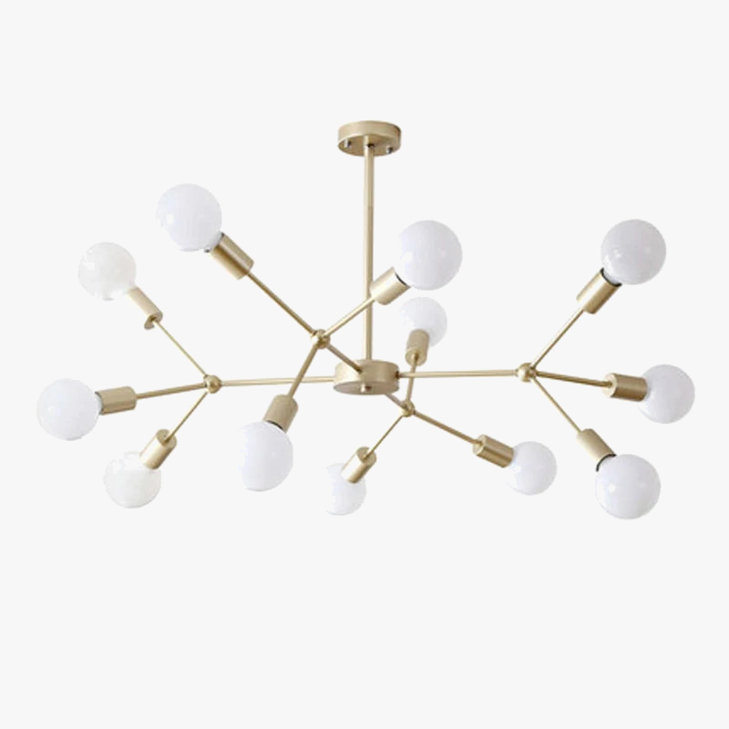 moderne kroonluchter met meerdere armen voor creatief interieur