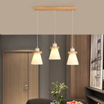 Lustre Nordique Bois Marline A: 3 Têtes