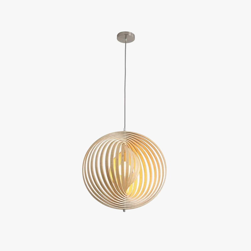 Helder nordisch houten design kroonluchter