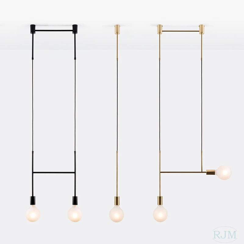 moderne gouden nordische hanglamp voor kerstdecoratie thuis