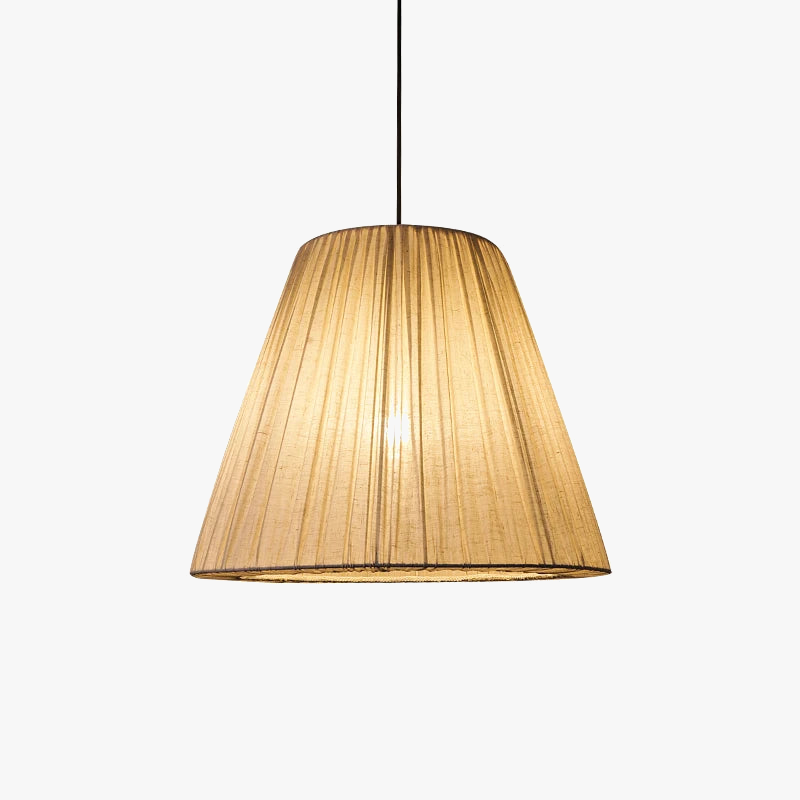 retro stoffen kroonluchter in kunst barrel-vorm voor binnenhuisdecoratie