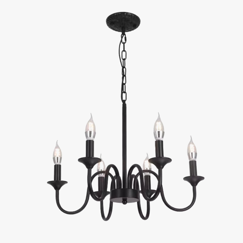 Rustieke Elegante Handgemaakte Metalen Kroonluchter