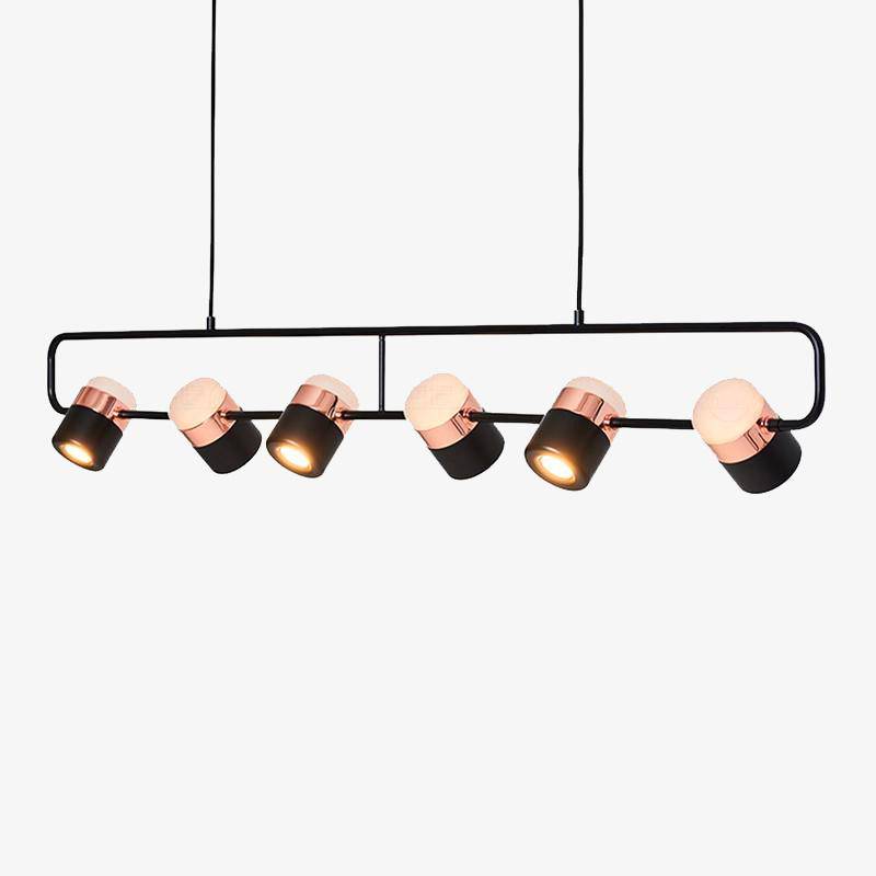 Elegante hanglamp in roségoud