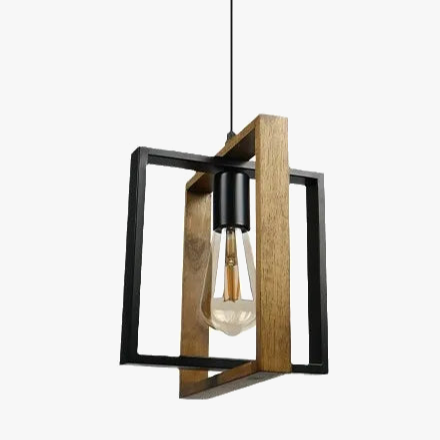 Rustieke vintage houten kroonluchter elegantie