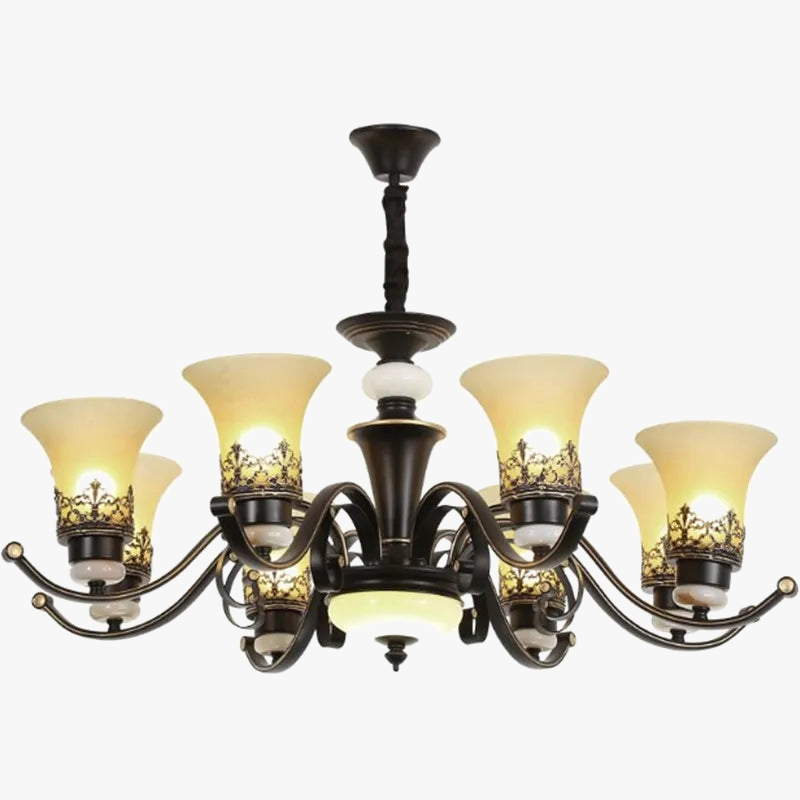 Elegante industriële vintage kroonluchter