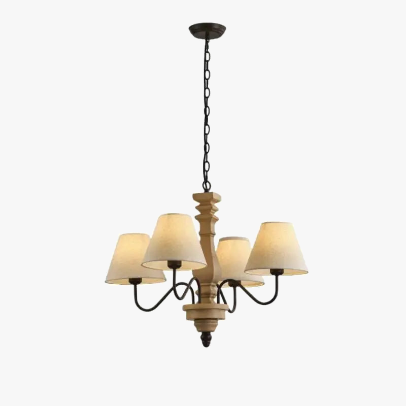Elegante moderne vintage verlichte kroonluchter