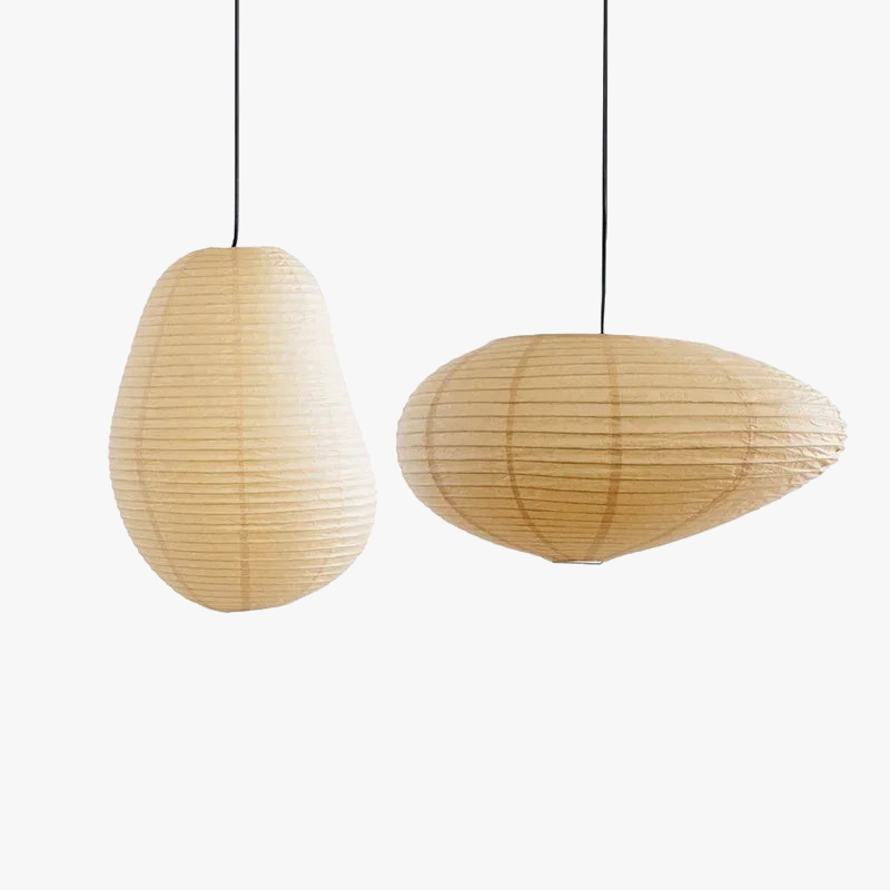 wabi sabi Japanse stijl Isamu Noguchi led decoratieve kroonluchter