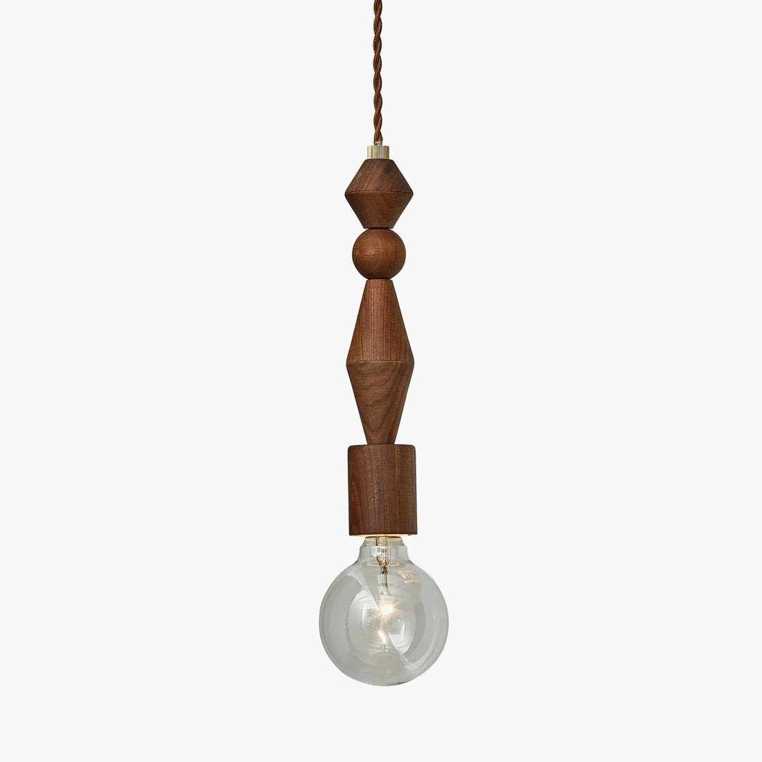 minimalistische Japanse lampen in retro nordische kunst stijl, hanglampen
