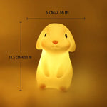 Mini veilleuse lapin en Silicone