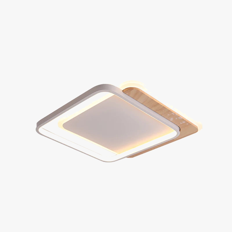 Elegante LED-designkroonluchters van massief hout
