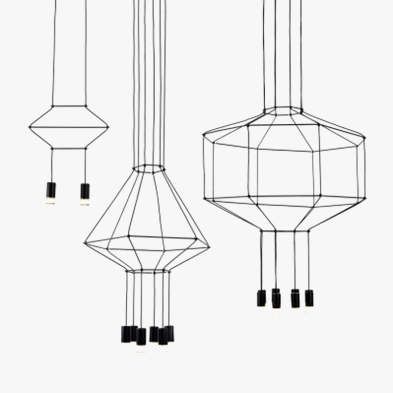 Elegant industrieel modern design kroonluchter