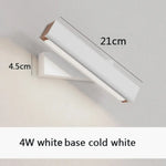 Moderne Rotatif Élégant Design Lumineux Intelligent Décoratif Blanc Blanc Froid S Applique