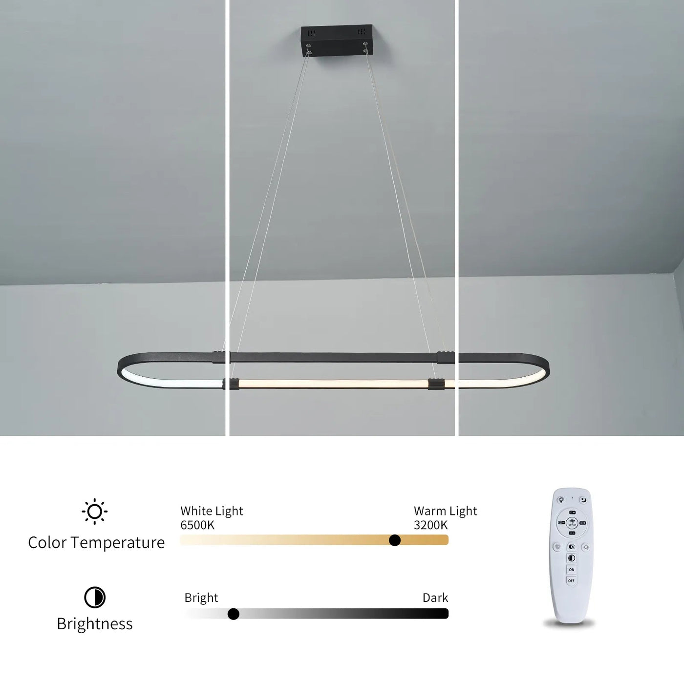 Moderne elegante NEO Gleam hanglamp