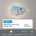 Ours Polaire Lumière Adorable Veilleuse Décorative Enfantine Bleu / 3 Température De Couleur