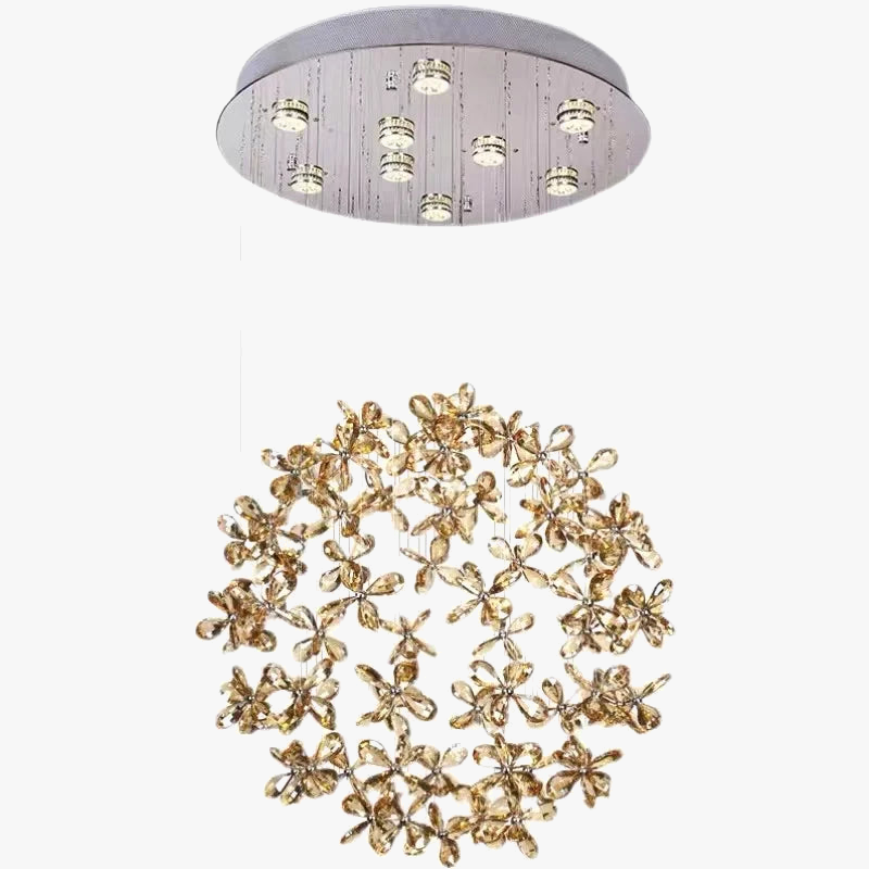 Moderne plafondkroonluchter slaapkamer woonkamer kristallen luxe cirkelvormige restaurant LED verlichting