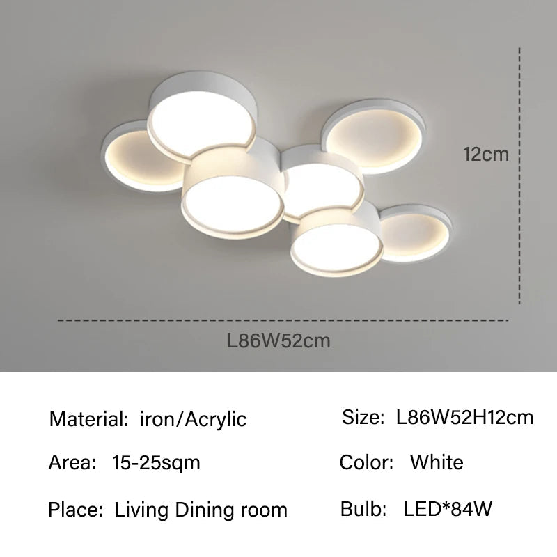 Elegante LED-plafondkroonluchter met design