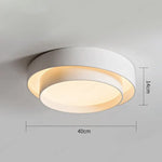 Plafonnier Led Bi-Abat-Jour Isaiah Luminaire Chambre