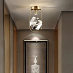 Plafonnier Led Cristal Carré Sollya Luminaire Chambre