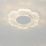 Plafonnier Led Fleur Majesty Blanc - B 7W / Chaude Luminaire Chambre