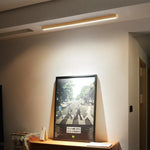 Plafonnier Longue Linéaire Simple en bois