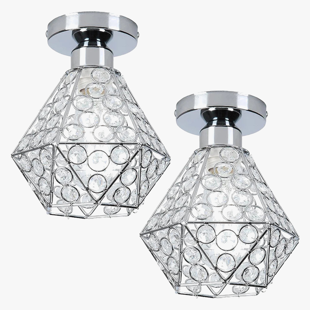 Elegante moderne kristallen plafondlampen
