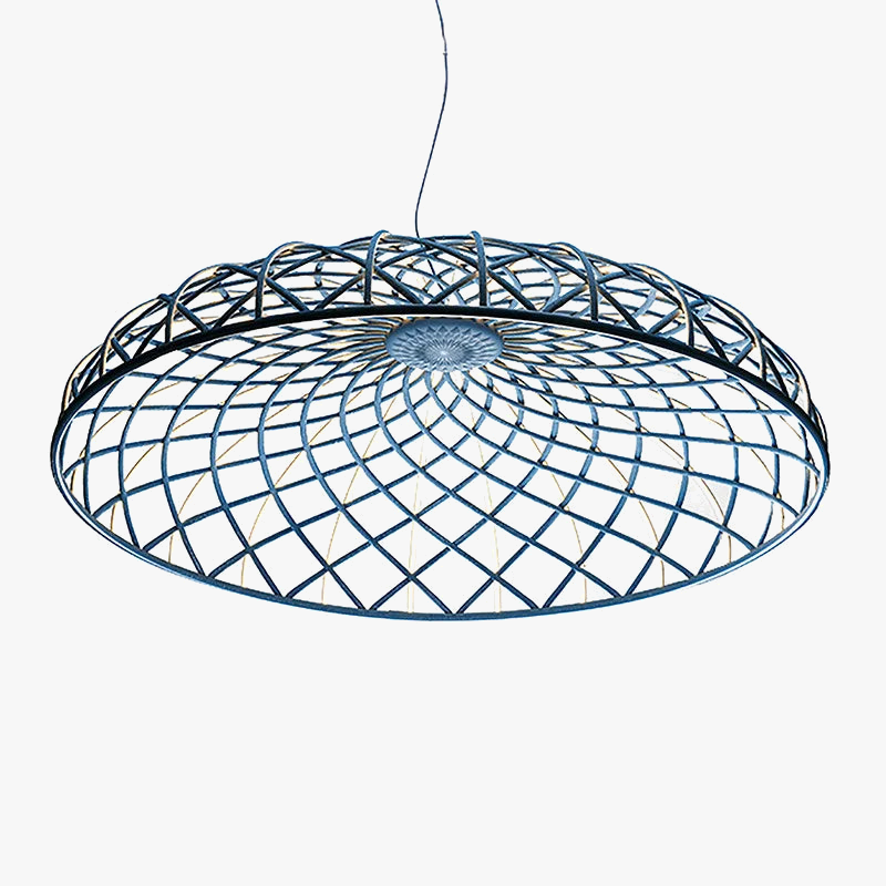 SANDYHA moderne eenvoudige gevlochten ronde touw kroonluchter creatieve mesh LED lamp voor woonkamer eetkamer huis hanglamp verlichting