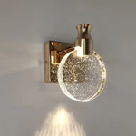 Simple Chambre Salon Miroir Élégant Lumineux Design Or / Petite Taille Lumière Chaude Applique